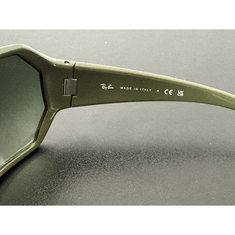 Ray Ban RB4337 6489/8E Sunglasses Green Frame Gradient Lens 59mm NWT - Picture 9 of 13